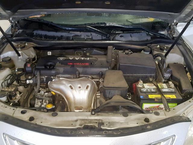 JTNBE46K173016755 - 2007 TOYOTA CAMRY NEW SILVER photo 7