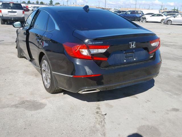 1HGCV2F50JA028519 - 2018 HONDA ACCORD EXL BLACK photo 3