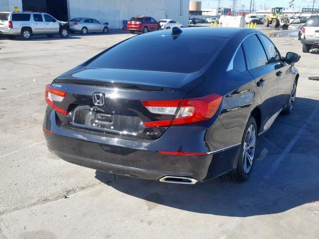 1HGCV2F50JA028519 - 2018 HONDA ACCORD EXL BLACK photo 4