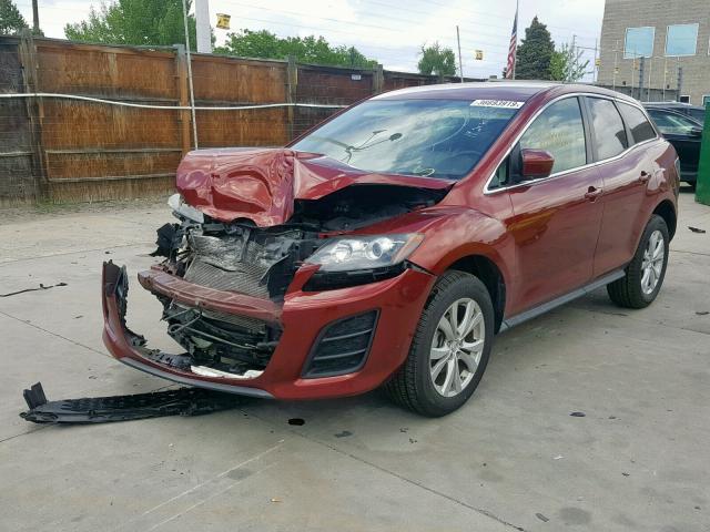 JM3ER4CL5B0362599 - 2011 MAZDA CX-7 RED photo 2