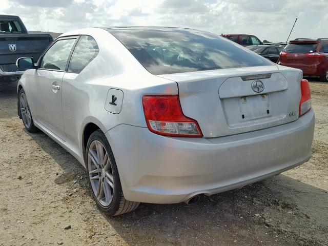 JTKJF5C75C3039591 - 2012 TOYOTA SCION TC ვერცხლისფერი ფოტო 3