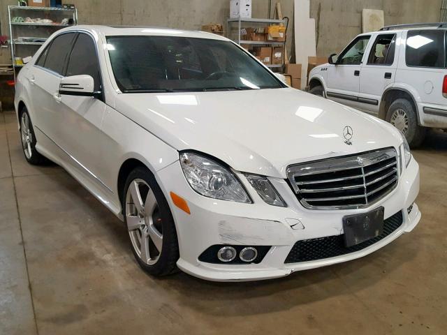 WDDHF5GB9AA107832 - 2010 MERCEDES-BENZ E 350 WHITE photo 1