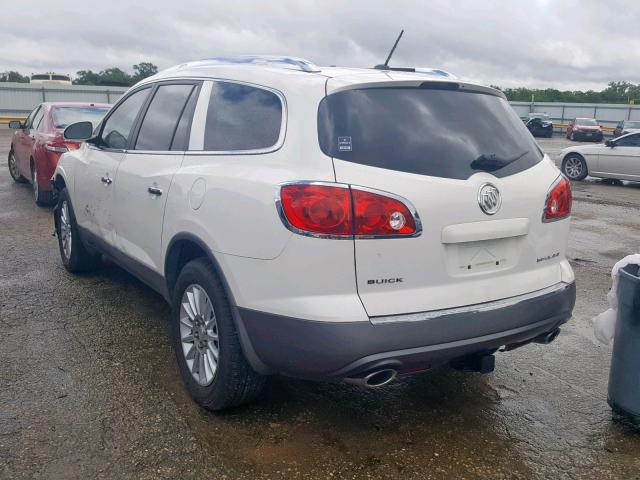 5GAKRAEDXCJ201498 - 2012 BUICK ENCLAVE WHITE photo 3