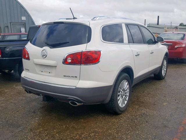 5GAKRAEDXCJ201498 - 2012 BUICK ENCLAVE WHITE photo 4