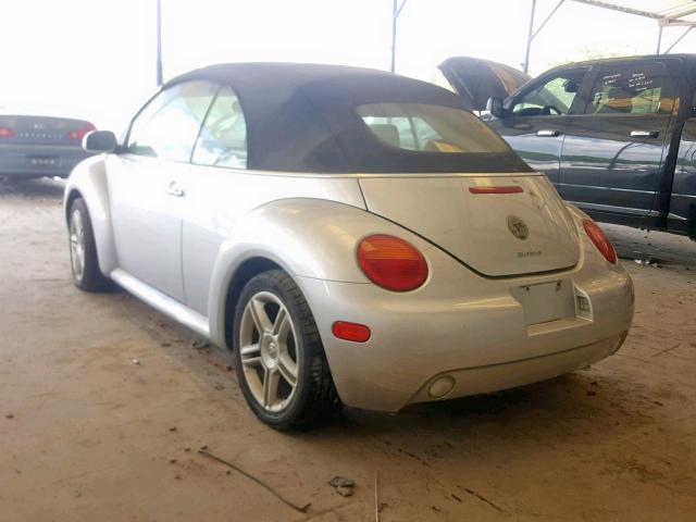 3VWCD31YX4M312172 - 2004 VOLKSWAGEN NEW BEETLE Gümüş foto 3