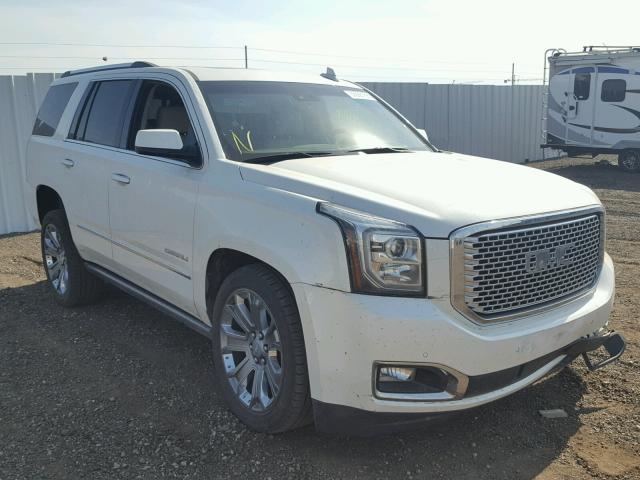 1GKS2CKJ4FR642188 - 2015 GMC YUKON DENA WHITE photo 1