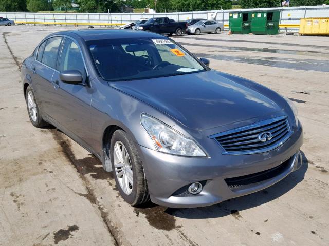 JN1CV6AP4DM713532 - 2013 INFINITI G37 BASE GRAY photo 1