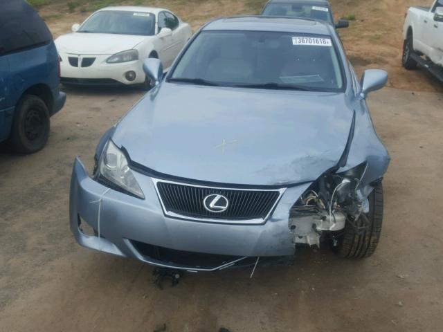 JTHBK262965025612 - 2006 LEXUS IS 250 BLUE photo 9