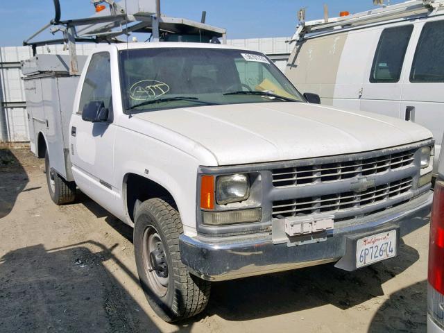 1GBGC34R2YR227511 - 2000 CHEVROLET GMT-400 C3 WHITE photo 1