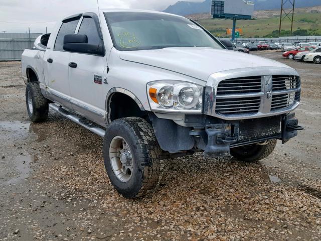 3D7KS29C07G739358 - 2007 DODGE RAM 2500 WHITE photo 1