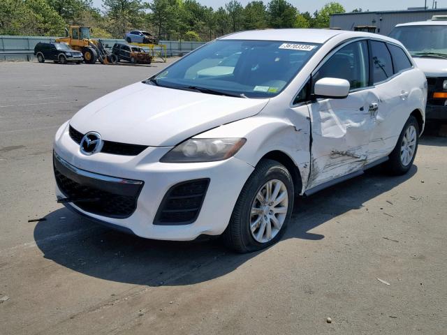 JM3ER2WM0A0328755 - 2010 MAZDA CX-7 WHITE photo 2