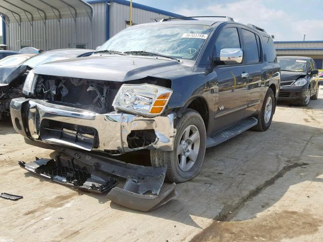 5N1BA08A77N720746 - 2007 NISSAN ARMADA SE BLACK photo 2