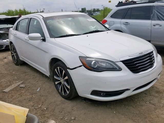 1C3CCBBB7EN102201 - 2014 CHRYSLER 200 TOURIN WHITE photo 1