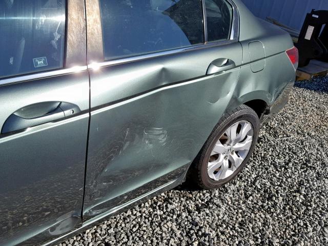 1HGCP2F83AA053175 - 2010 HONDA ACCORD EXL GREEN photo 9