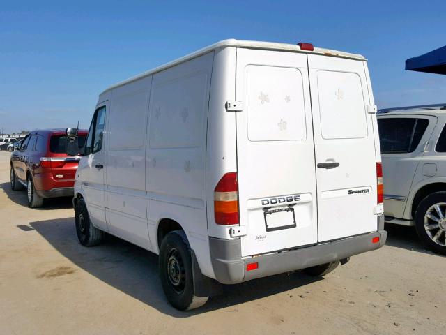 WD0PD144965938670 - 2006 DODGE SPRINTER 2 WHITE photo 3