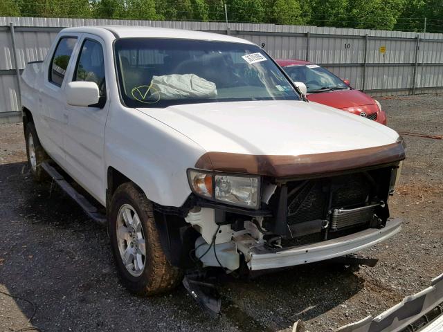 2HJYK16428H513797 - 2008 HONDA RIDGELINE WHITE photo 1