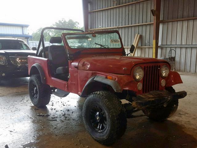 1JCUM87E3ET087452 - 1984 JEEP JEEP CJ7 RED photo 1