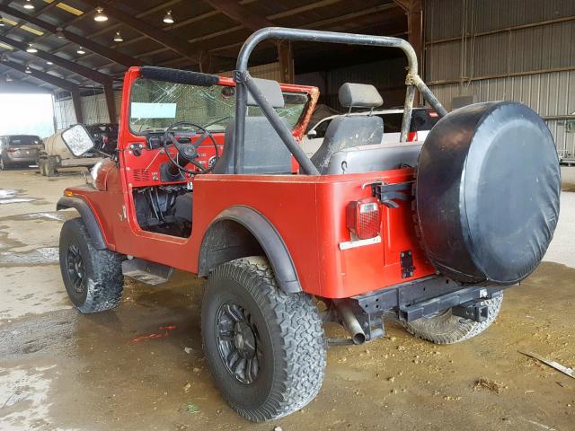 1JCUM87E3ET087452 - 1984 JEEP JEEP CJ7 RED photo 3