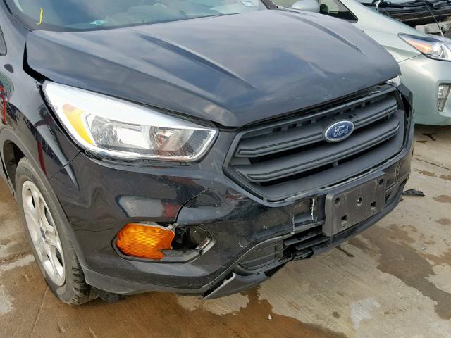 1FMCU0F77HUE25933 - 2017 FORD ESCAPE S BLACK photo 9