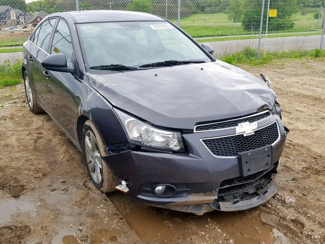 1G1P75SZ9E7145239 - 2014 CHEVROLET CRUZE GRAY photo 1