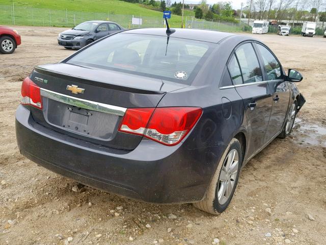 1G1P75SZ9E7145239 - 2014 CHEVROLET CRUZE GRAY photo 4