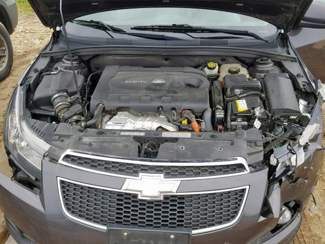 1G1P75SZ9E7145239 - 2014 CHEVROLET CRUZE GRAY photo 7