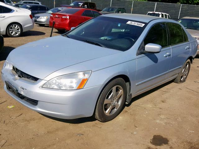 JHMCN36545C007038 - 2005 HONDA ACCORD HYB SILVER photo 2