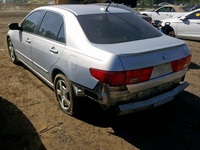 JHMCN36545C007038 - 2005 HONDA ACCORD HYB SILVER photo 3