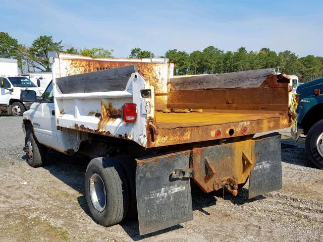 3B6MC36541M276813 - 2001 DODGE RAM 3500 WHITE photo 3