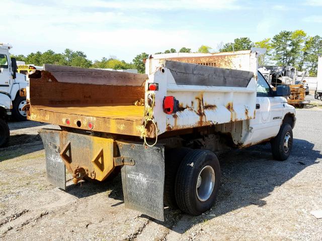 3B6MC36541M276813 - 2001 DODGE RAM 3500 WHITE photo 4