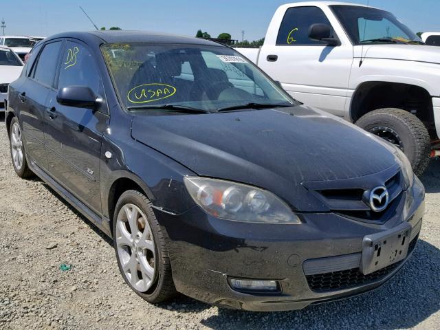 JM1BK344971674623 - 2007 MAZDA 3 HATCHBAC BLACK photo 1