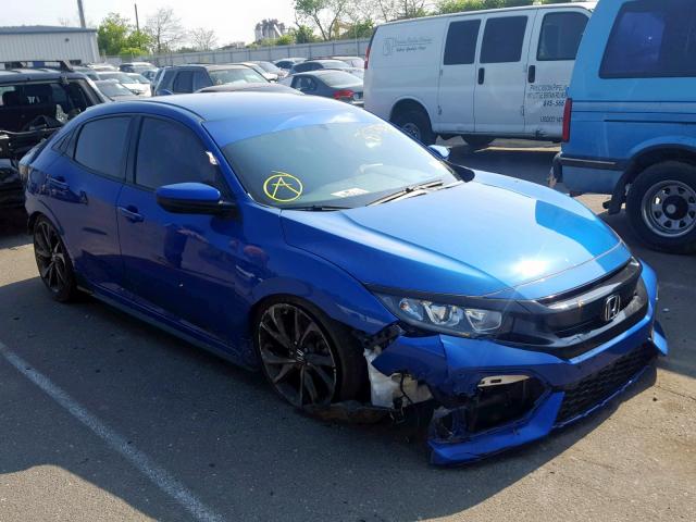 SHHFK7H42JU404505 - 2018 HONDA CIVIC SPOR BLUE photo 1