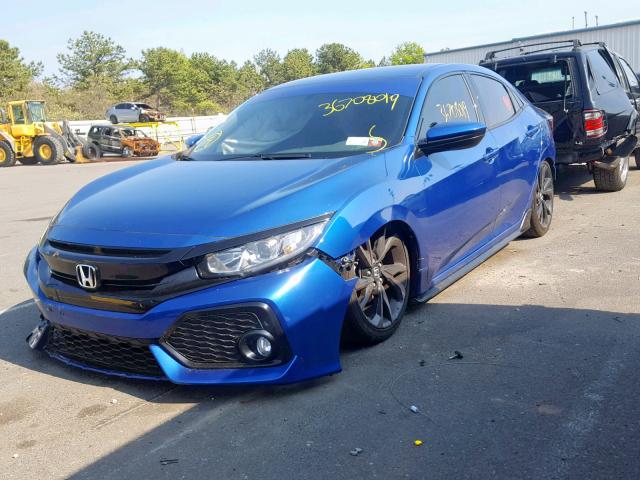 SHHFK7H42JU404505 - 2018 HONDA CIVIC SPOR BLUE photo 2