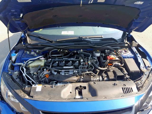 SHHFK7H42JU404505 - 2018 HONDA CIVIC SPOR BLUE photo 7