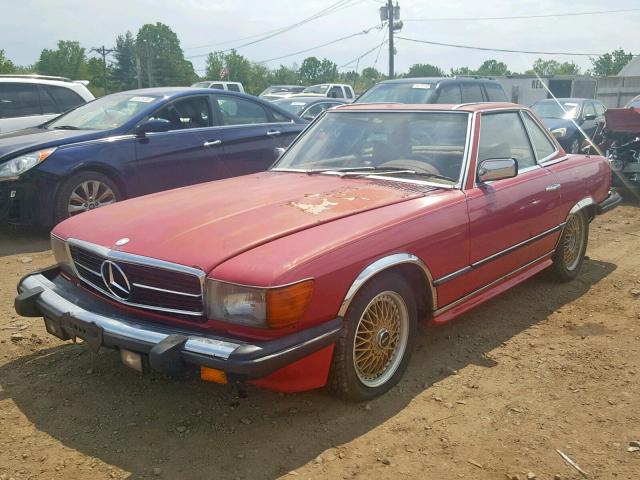 10704412037321 - 1977 MERCEDES-BENZ 450 SL RED photo 2