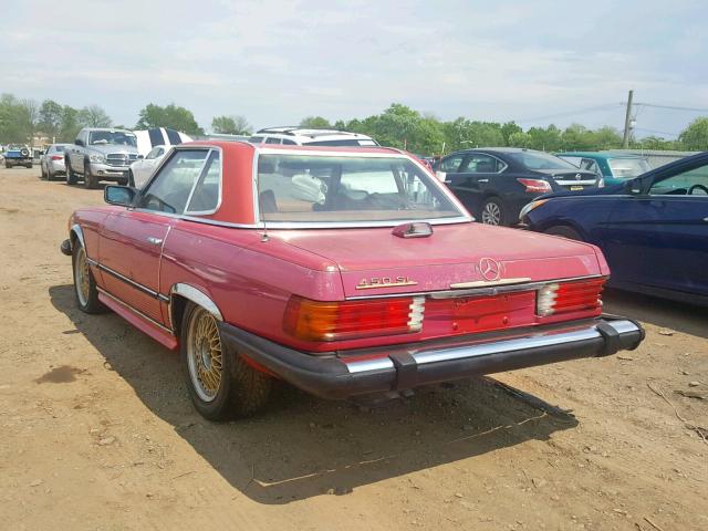 10704412037321 - 1977 MERCEDES-BENZ 450 SL RED photo 3