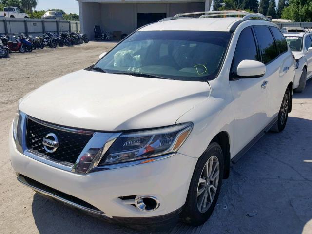 5N1AR2MN6FC646223 - 2015 NISSAN PATHFINDER WHITE photo 2