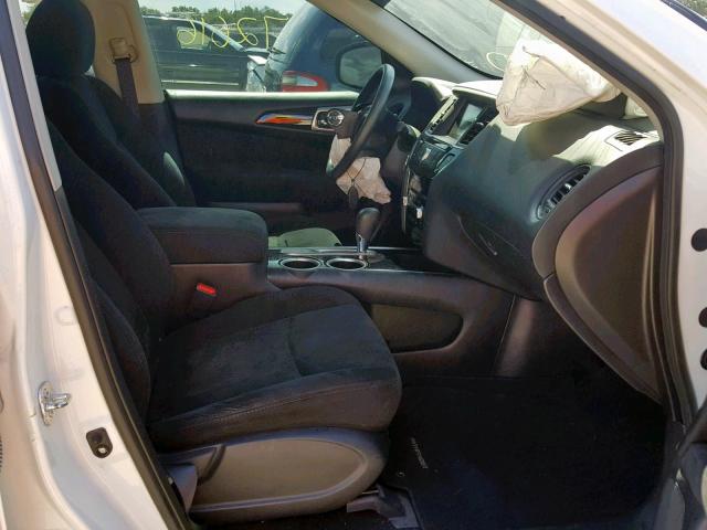 5N1AR2MN6FC646223 - 2015 NISSAN PATHFINDER WHITE photo 5