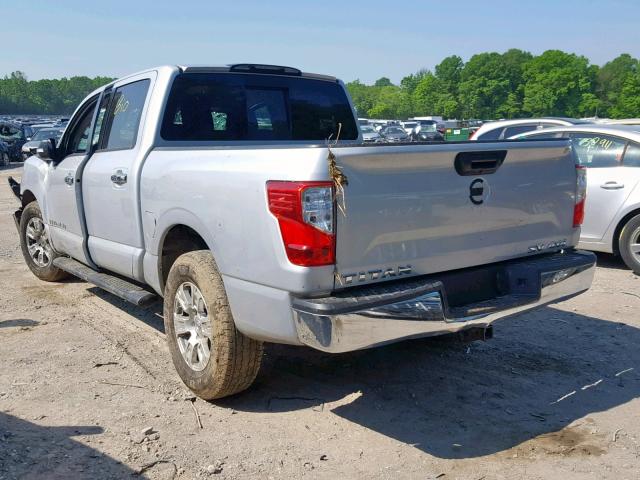 1N6AA1EJ7JN519685 - 2018 NISSAN TITAN S SILVER photo 3