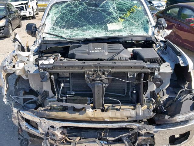 1N6AA1EJ7JN519685 - 2018 NISSAN TITAN S SILVER photo 7