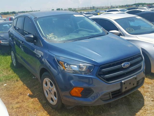 1FMCU0F71JUB11460 - 2018 FORD ESCAPE S BLUE photo 1