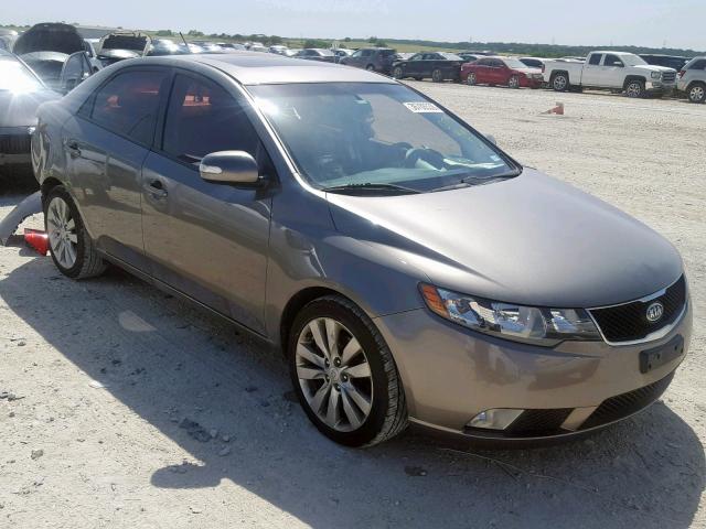 KNAFW4A35A5079966 - 2010 KIA FORTE SX CHARCOAL photo 1