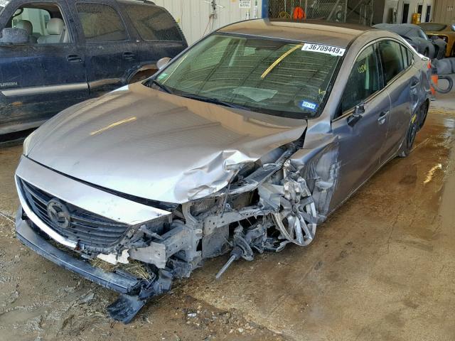 JM1GJ1U6XE1150764 - 2014 MAZDA 6 SPORT SILVER photo 2