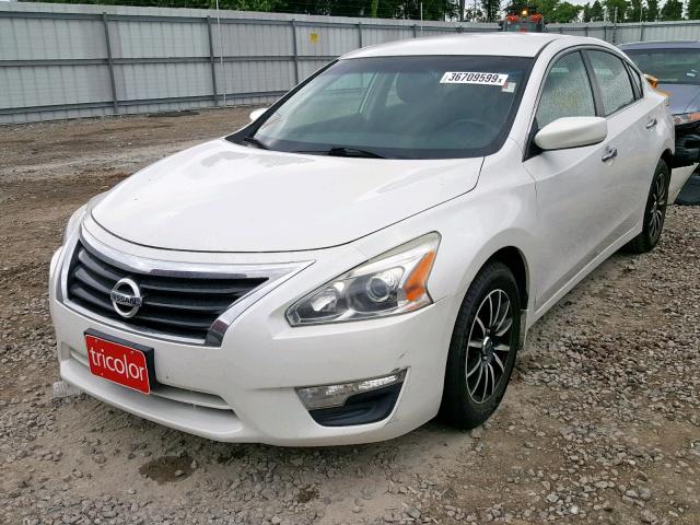 1N4AL3AP0DN418954 - 2013 NISSAN ALTIMA 2.5 WHITE photo 2