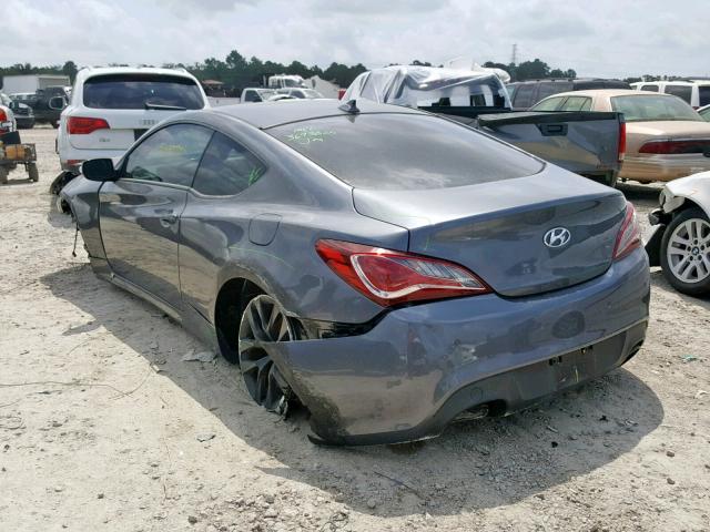 KMHHU6KJ4EU119696 - 2014 HYUNDAI GENESIS CO GRAY photo 3