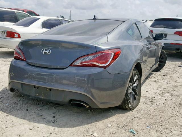 KMHHU6KJ4EU119696 - 2014 HYUNDAI GENESIS CO GRAY photo 4