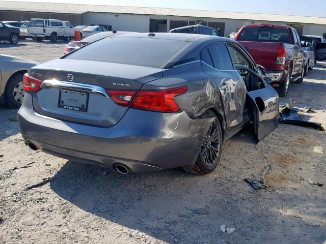 1N4AA6AP0GC441464 - 2016 NISSAN MAXIMA 3.5 GRAY photo 4