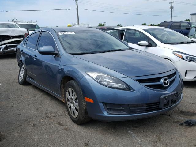 1YVHZ8BH6D5M14252 - 2013 MAZDA 6 SPORT BLUE photo 1