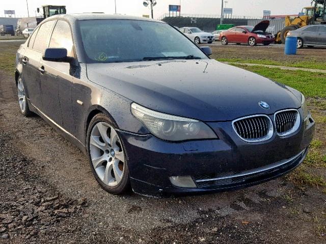 WBANW13528CN57405 - 2008 BMW 535 I BLUE photo 1