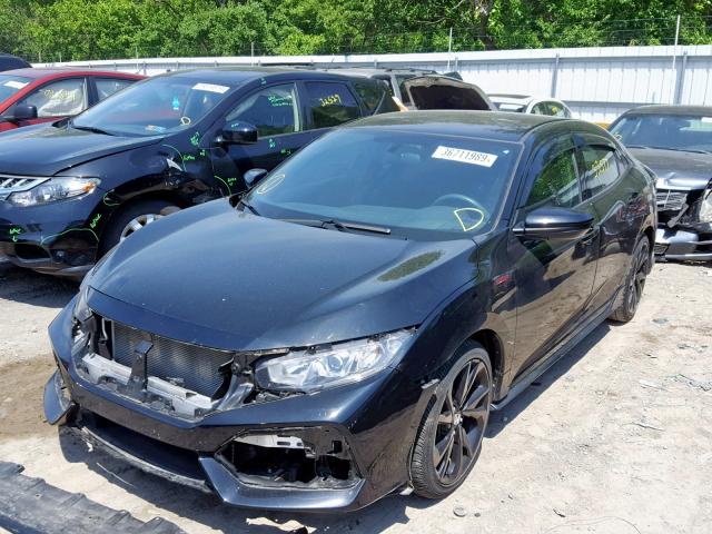 SHHFK7H4XHU404617 - 2017 HONDA CIVIC SPOR BLACK photo 2